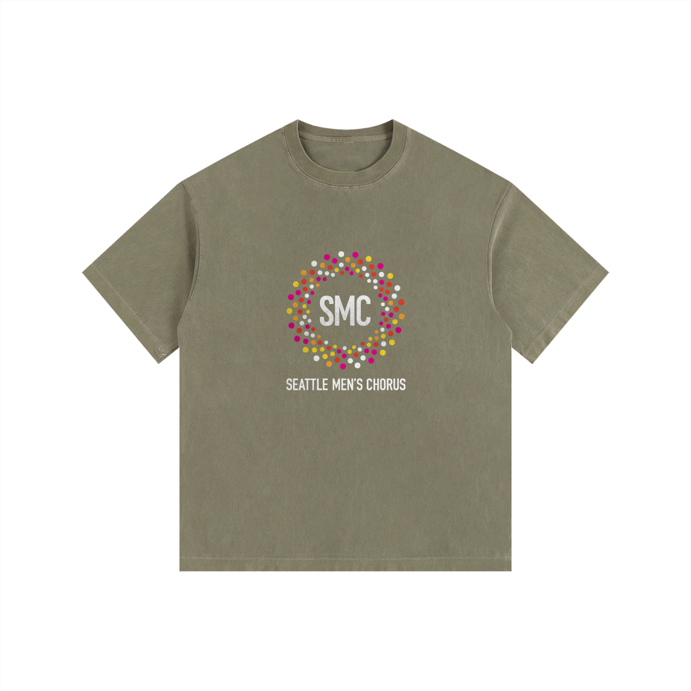 SMC Vintage Washed Oversized Cotton T-Shirt