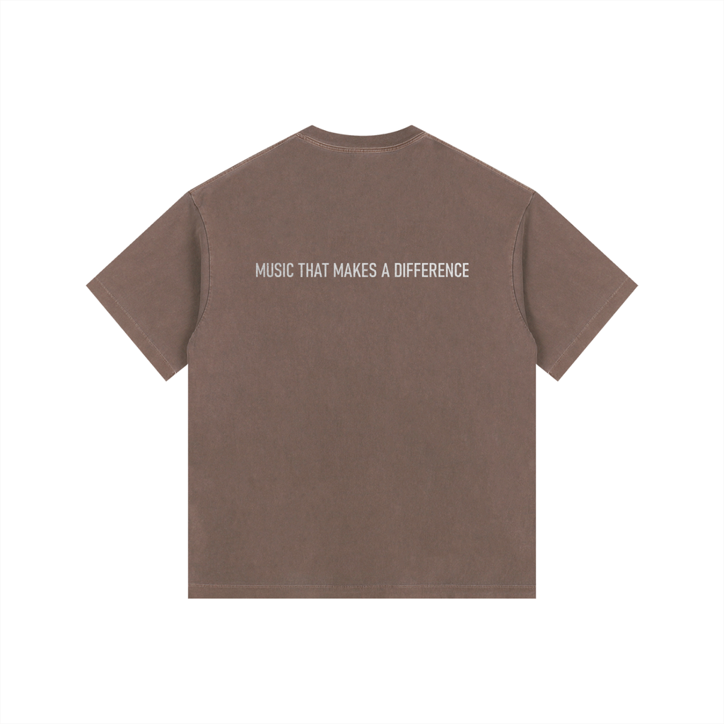SMC Vintage Washed Oversized Cotton T-Shirt