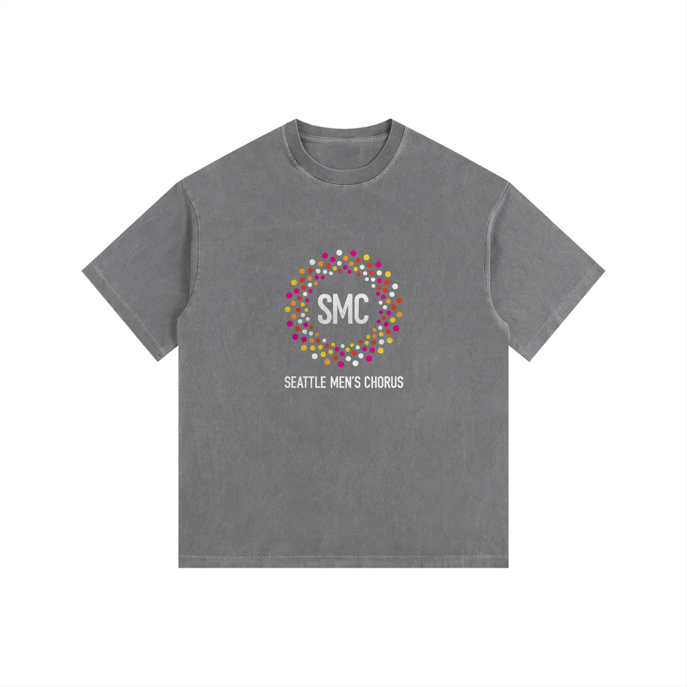 SMC Vintage Washed Oversized Cotton T-Shirt