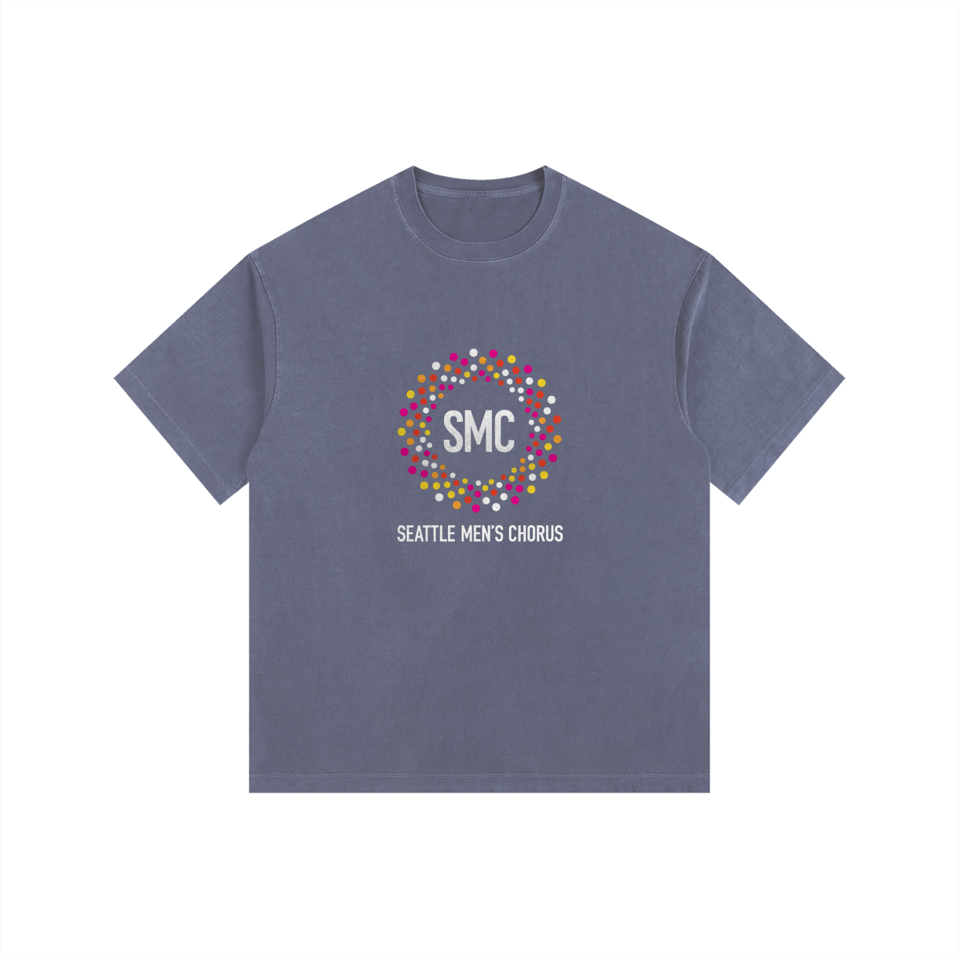 SMC Vintage Washed Oversized Cotton T-Shirt