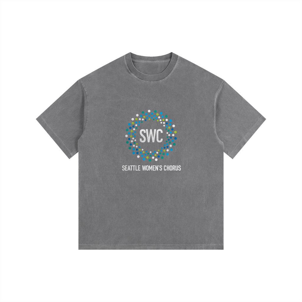 SWC Vintage Washed Oversized Cotton T-Shirt